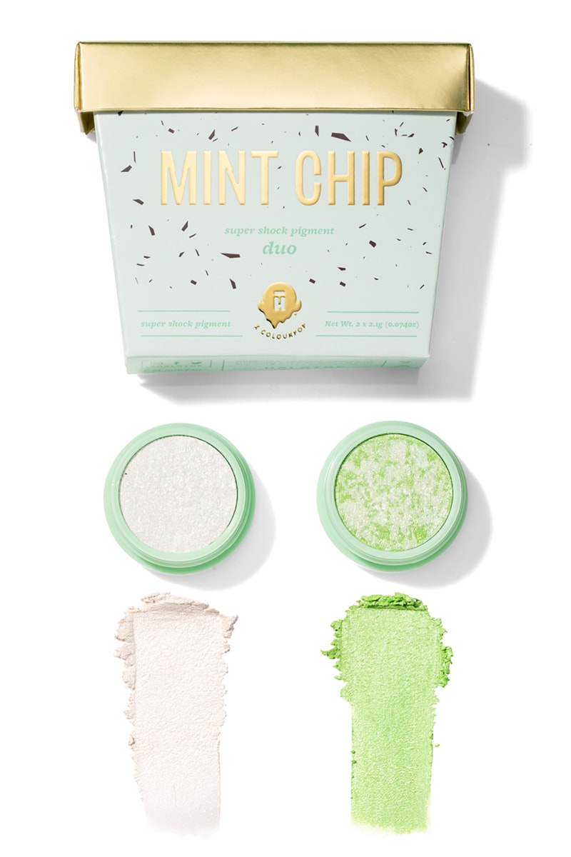 colourpop halo top creamery ice cream themed collection super shock shadows eyeshadows sweet limited edition makeup beauty 
