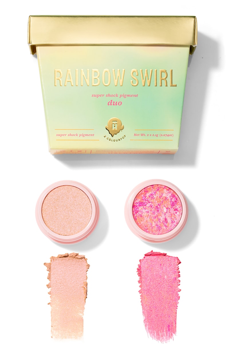 colourpop halo top creamery ice cream themed collection super shock shadows eyeshadows sweet limited edition makeup beauty 