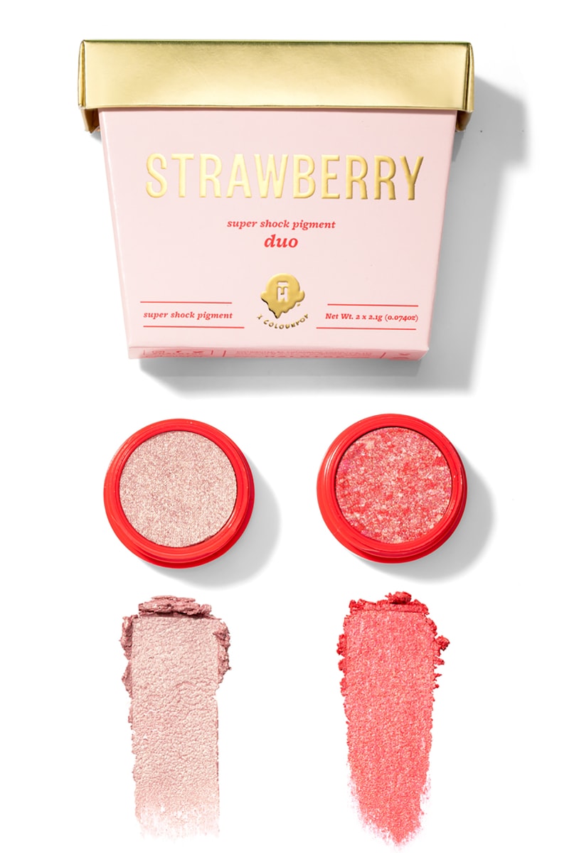 colourpop halo top creamery ice cream themed collection super shock shadows eyeshadows sweet limited edition makeup beauty 