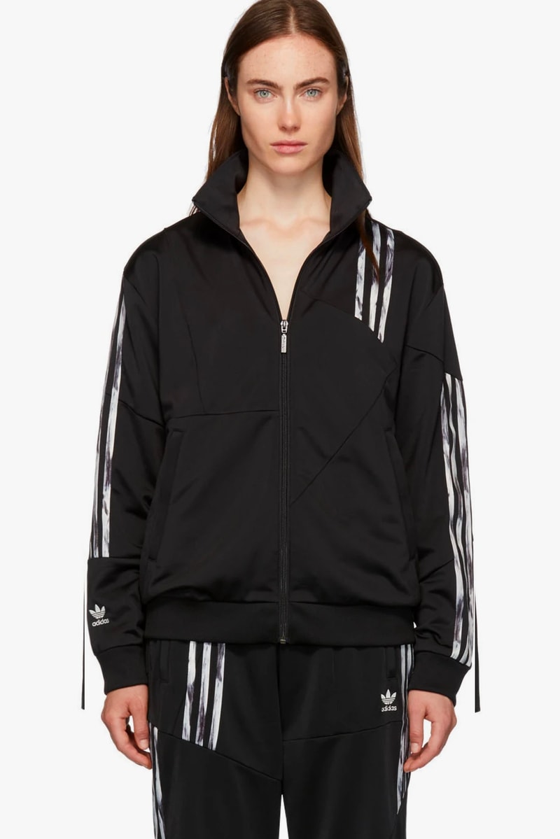 Daniëlle Cathari adidas Originals Purple Lilac Pastel Blazer Jacket Track Black Three Stripes 2019 Collaboration
