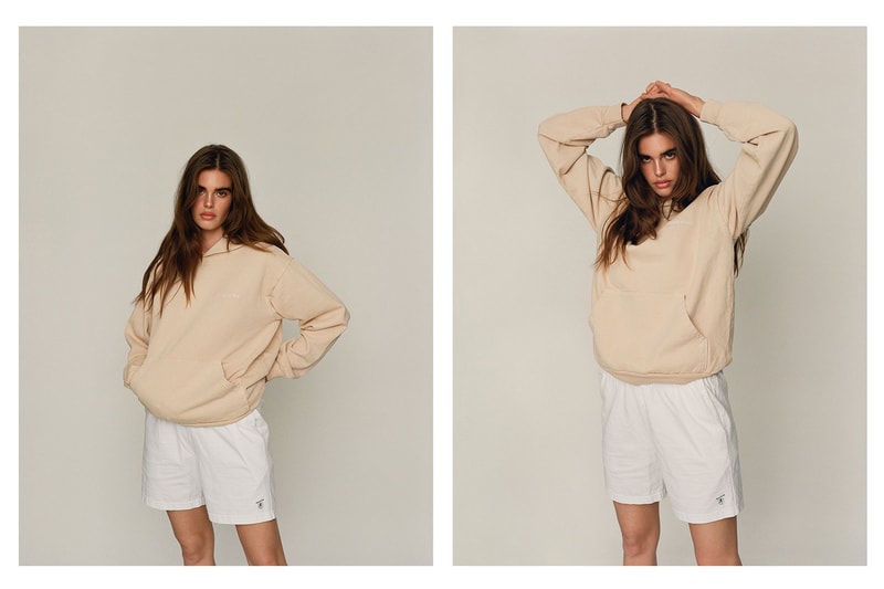 emily oberg sporty and rich drop release tote bag sweatshirt hoodie jacket skirt