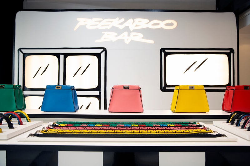Fendi Café Caffe Customize Peekaboo Bag Bar Harrods London Joshua Vides