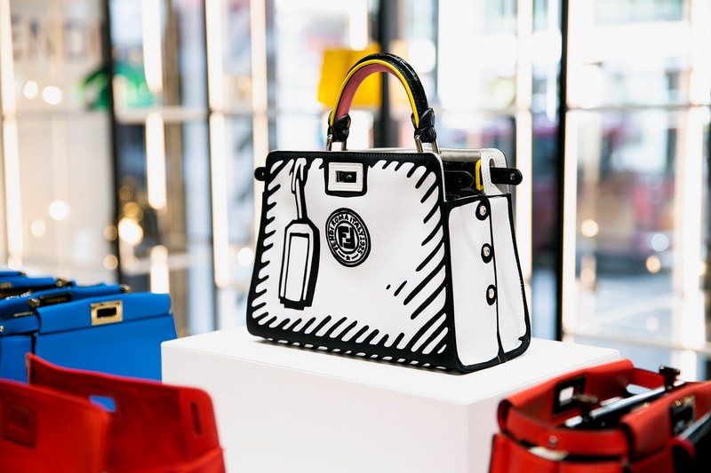 Fendi Café Caffe Customize Peekaboo Bag Bar Harrods London Joshua Vides