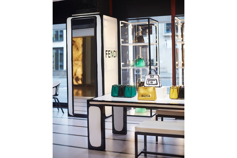 Fendi Café Caffe Customize Peekaboo Bag Bar Harrods London Joshua Vides