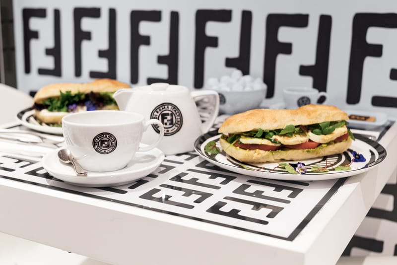 Fendi Caffe Harrods London Pop-Up Café 