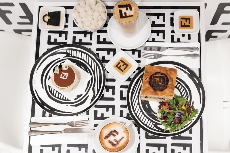 Fendi Caffe Harrods London Pop-Up Café Review FF Coffee Cake Instagram Peekaboo Bar Bag