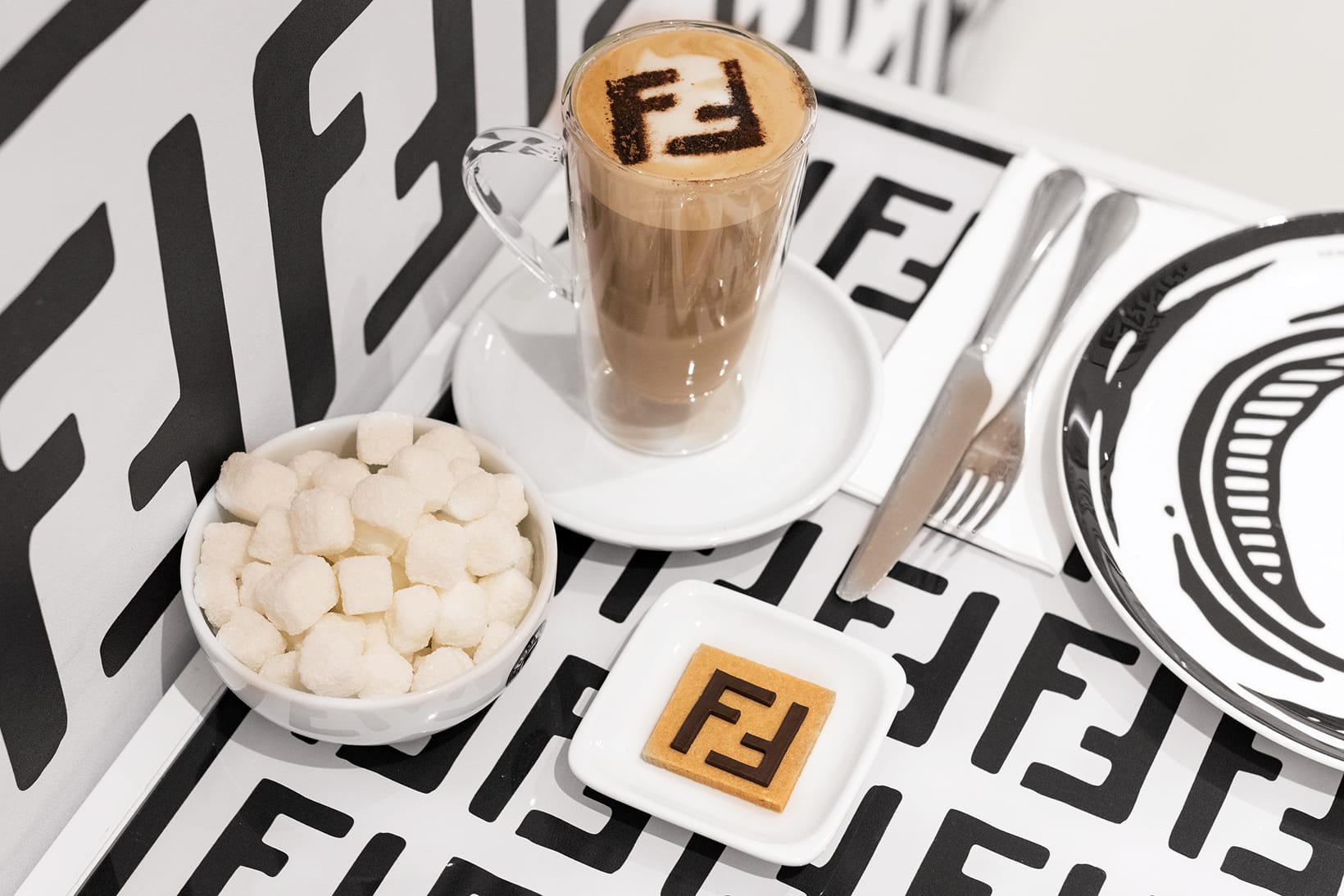 Fendi Caffe Harrods London Pop-Up Café 