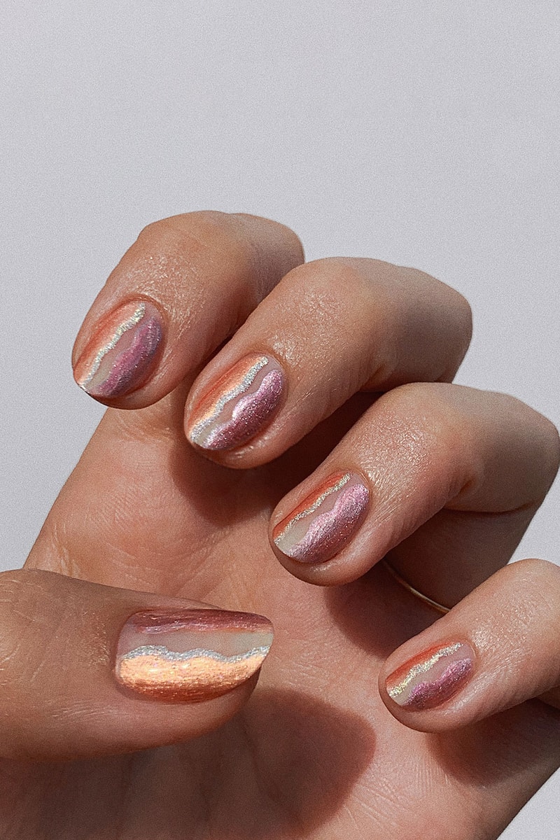 gelcream essie yana sheptovetskaya nails nail polish art design inspiration summer pool beach hands 