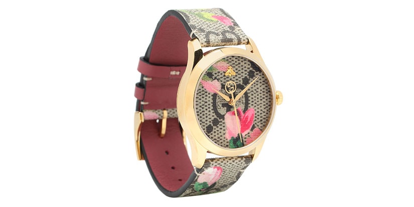 Gucci Reveals Timeless Floral Monogram Watch | Hypebae display picture 1