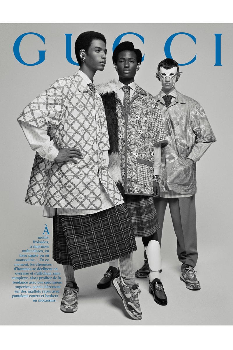 GucciPretAPorter Fall Winter 2019 Campaign Jackets Grey