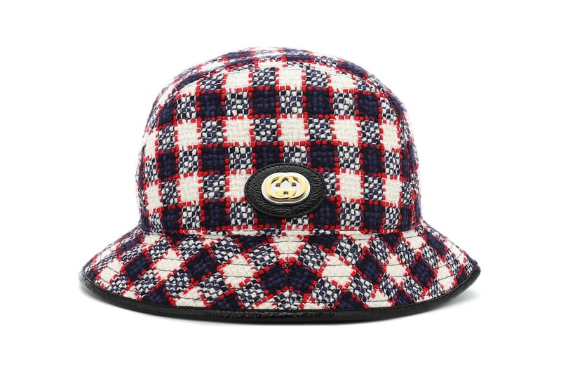 Complete a 'Gossip Girl'-Inspired Look With Gucci's Checked Wool Bucket Hat