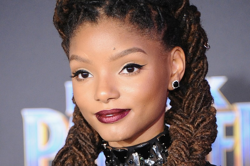 Halle Bailey Black Panther Premiere Red Carpet Singer Actor