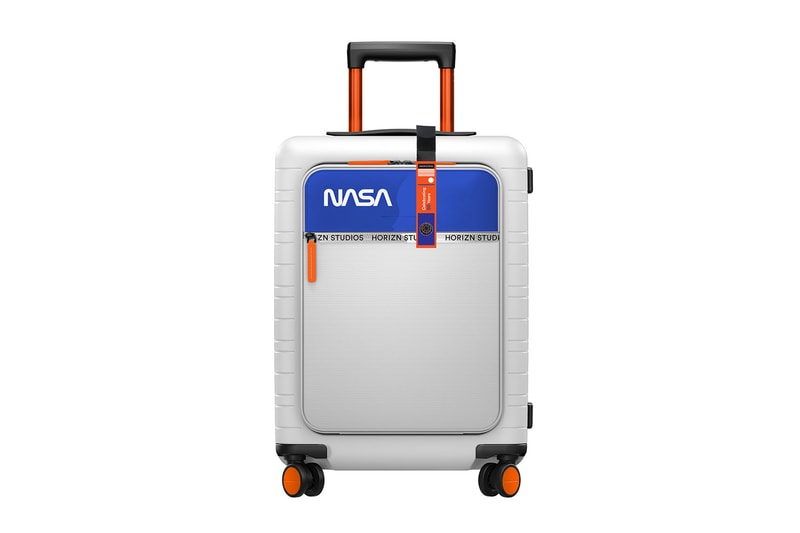 horizn studios limited edition nasa cabin luggage alyssa carson youngest astronaut space travel baggage bags suitcases 