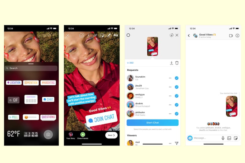 Instagram Is Rolling out a New "Chat" Option for IG Stories