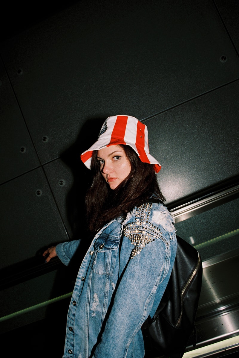 kfc russia limited edition bucket hat fried chicken fast food fashion mam cupy