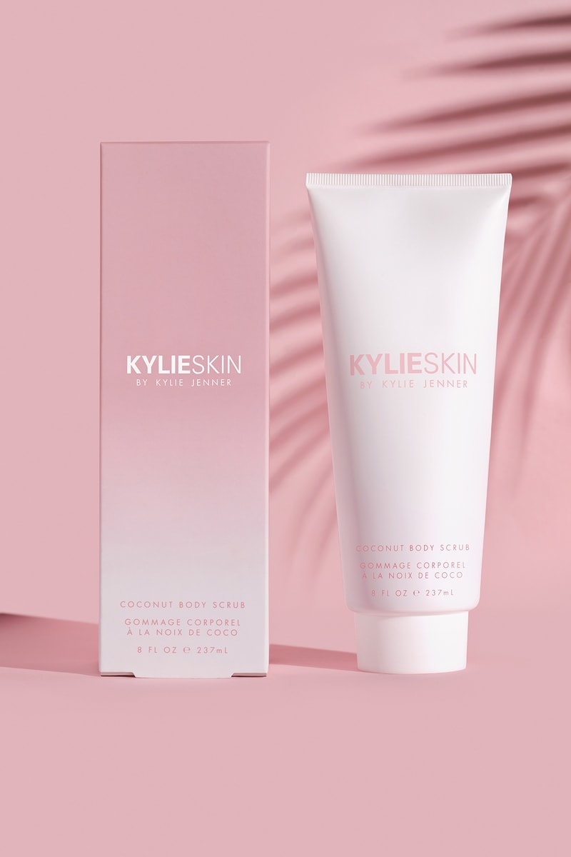 kylie skin coconut body scrub jenner