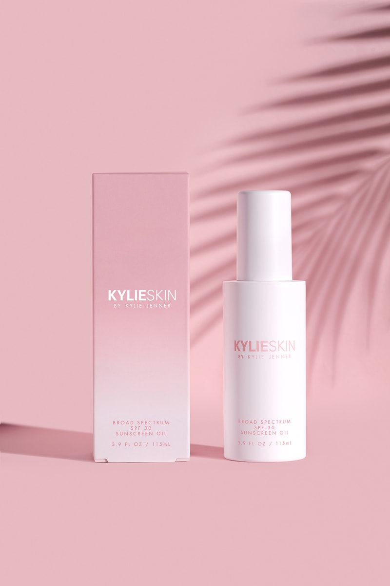kylie skin broad specturm spf 30 sunscreen oil jenner