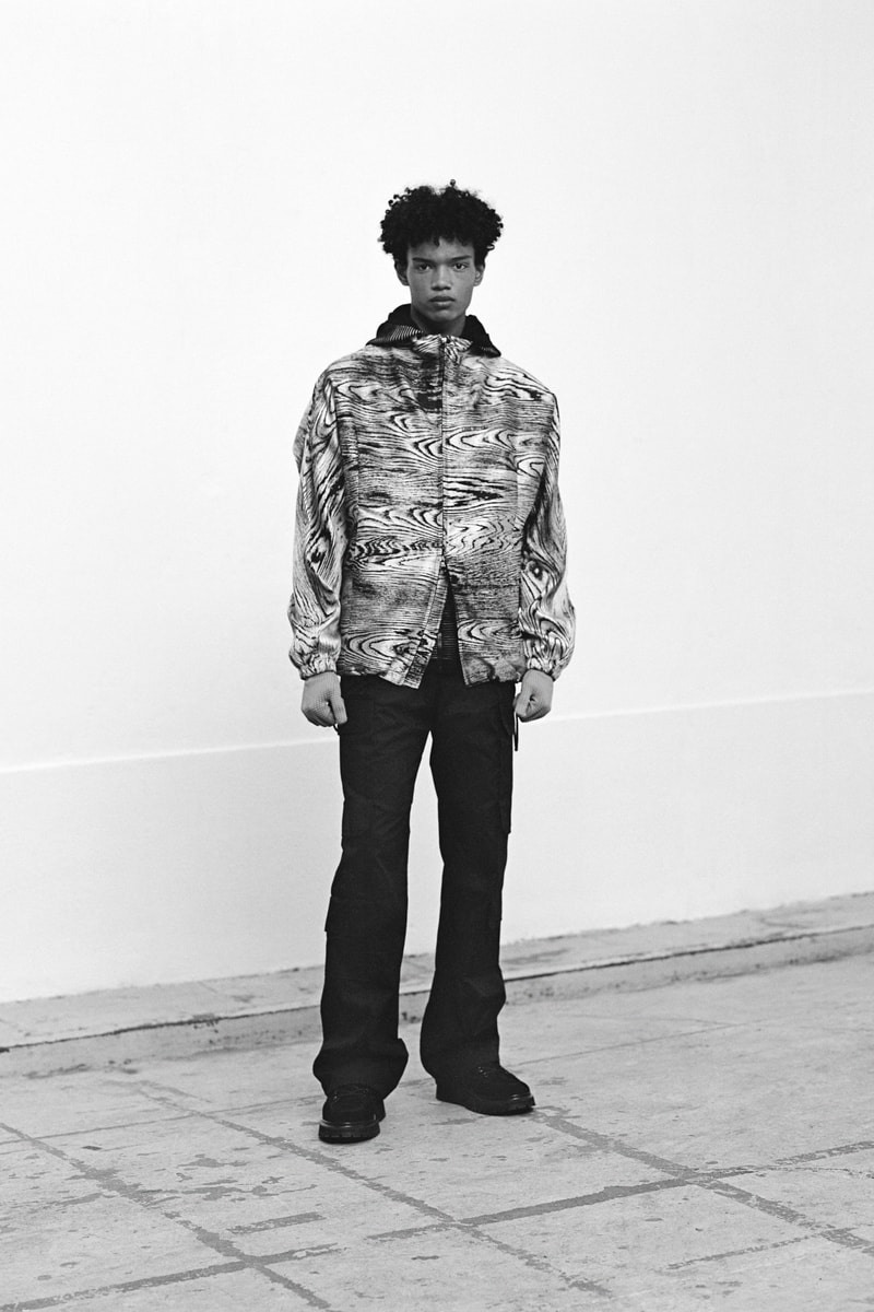 Louis Vuitton Men's Pre-Spring 2020 Lookbook Jacket Grey Pants Black
