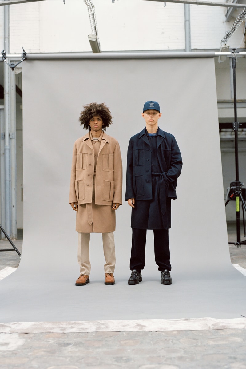 Louis Vuitton Men's Pre-Spring 2020 Lookbook Jackets Pants Black Tan