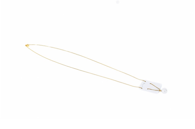 mm6 maison martin margiela jewelry white rings earrings necklace bracelet faux pearl 