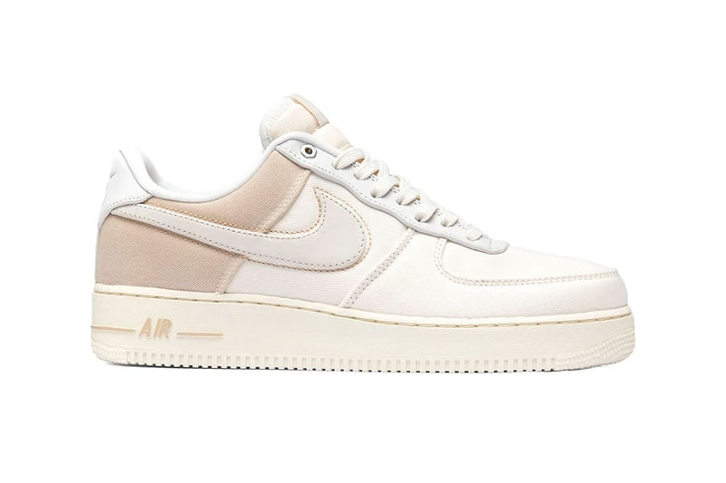 nike air force 1 07 pale ivory light cream minimal stitching 