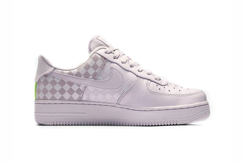 The Nike Air Force 1 Low Gets a Checkered Makeover in "Barely Grape"