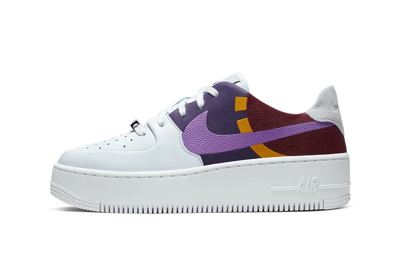 nike air force 1 sage low lx basketball themed sneakers footwear team red orange light aqua hyper violet 