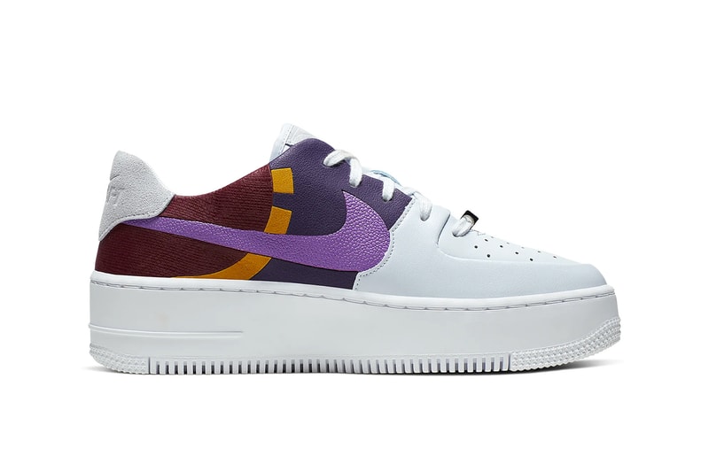 nike air force 1 sage low lx basketball themed sneakers footwear team red orange light aqua hyper violet 