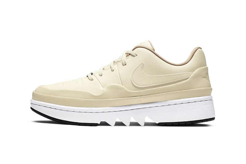 nike air jordan 1 jester xx low laced women beige white black