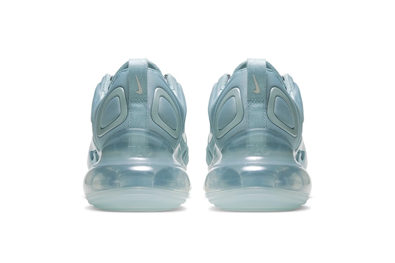 nike air max 720 luminous lime green ocean cube phantom vast grey blue monochromatic sneakers footwear shoes sneakerhead