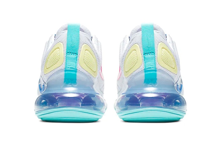 nike air max 720 pastel psychic powder pink light aqua sneaker