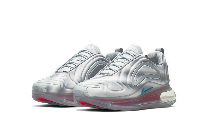 nike air max 720 sneakers wolf grey red orbit rainbow colorful