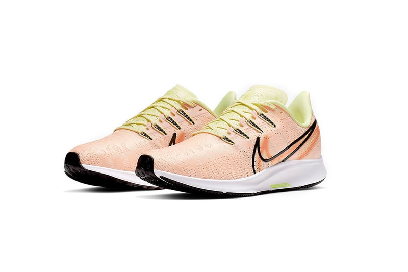 nike air zoom pegasus 36 premium rise coral crimson tint running shoes sneakers