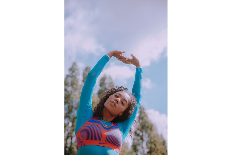 Nike London Fe/nom Sports bra campaign Jameela Elfaki Paula Akpan Naina Sethi Jameela Jade Pearl Model Sherelle Reprezent Azeema Magazine London Black Girl Fest DJ