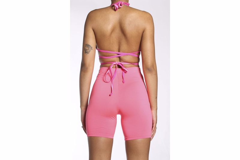 Frankie Collective Nike Triangle Top Vintage Rework Bikini Pink Swoosh Logo