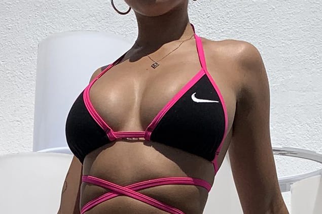 This Reworked Vintage Nike Bikini Top Is All '00s Feels