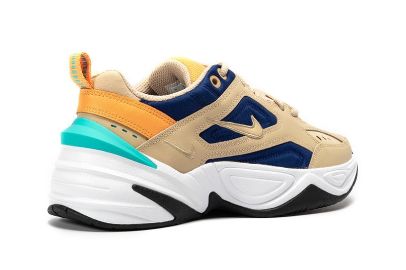 Nike M2K Tekno Desert Ore Beige Blue Sneaker