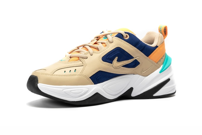 Nike M2K Tekno Desert Ore Beige Blue Sneaker