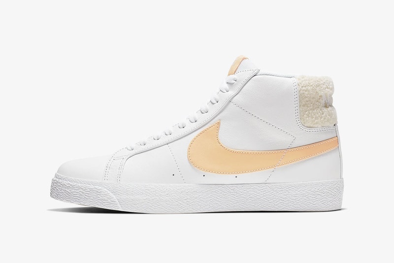 nike sb zoom blazer mid premium new celestial gold bicoastal sneakers footwear