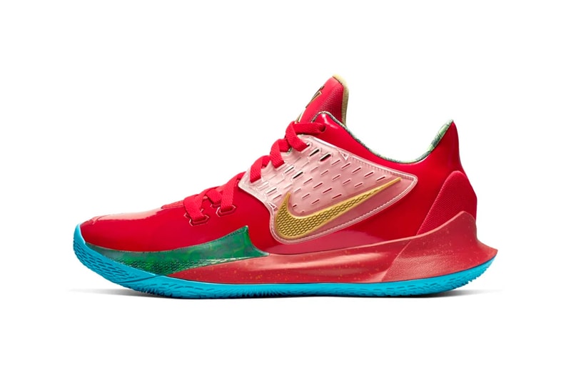nike spongebob squarepants collaboration kyrie 5 mr krabs planketon