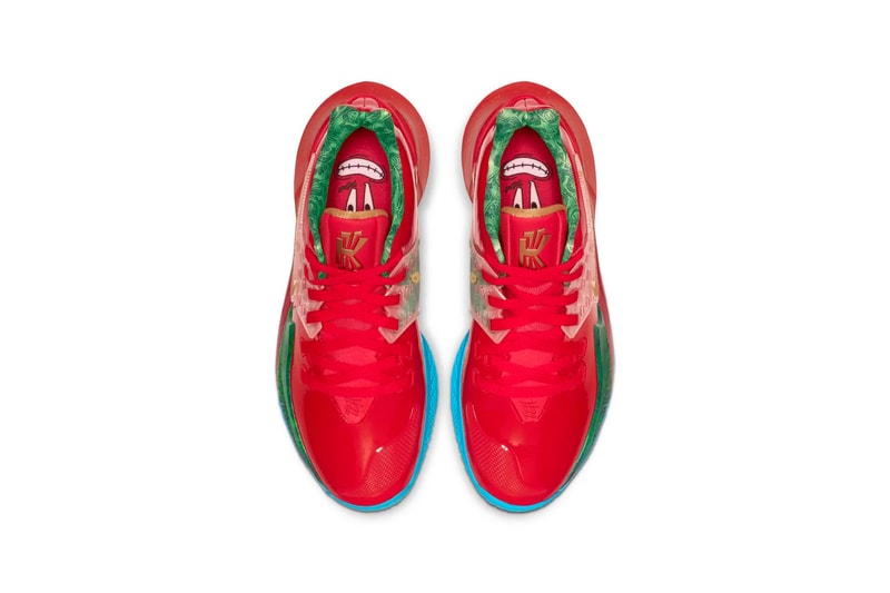nike spongebob squarepants collaboration kyrie 5 mr krabs planketon