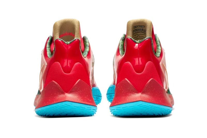 nike spongebob squarepants collaboration kyrie 5 mr krabs planketon