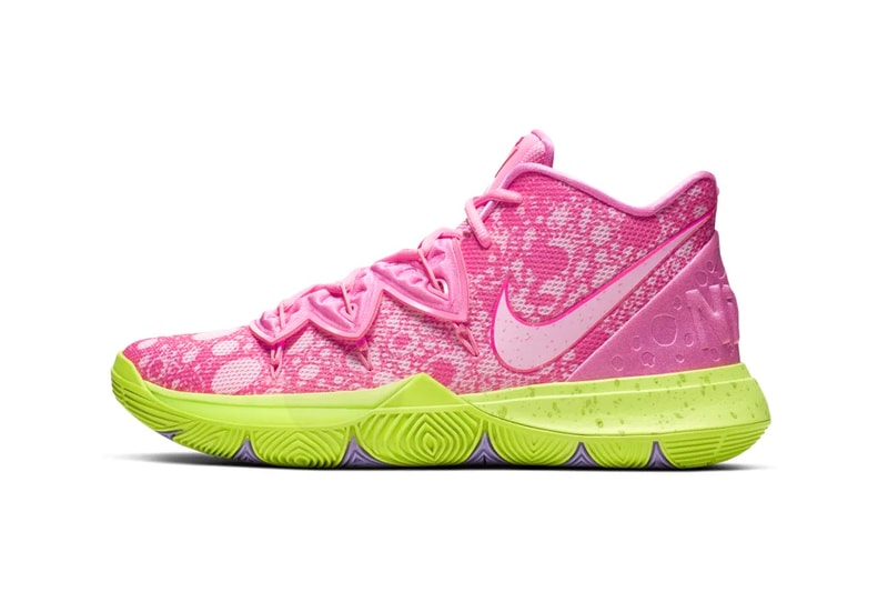 nike spongebob squarepants collaboration kyrie 5 patrick star starfish