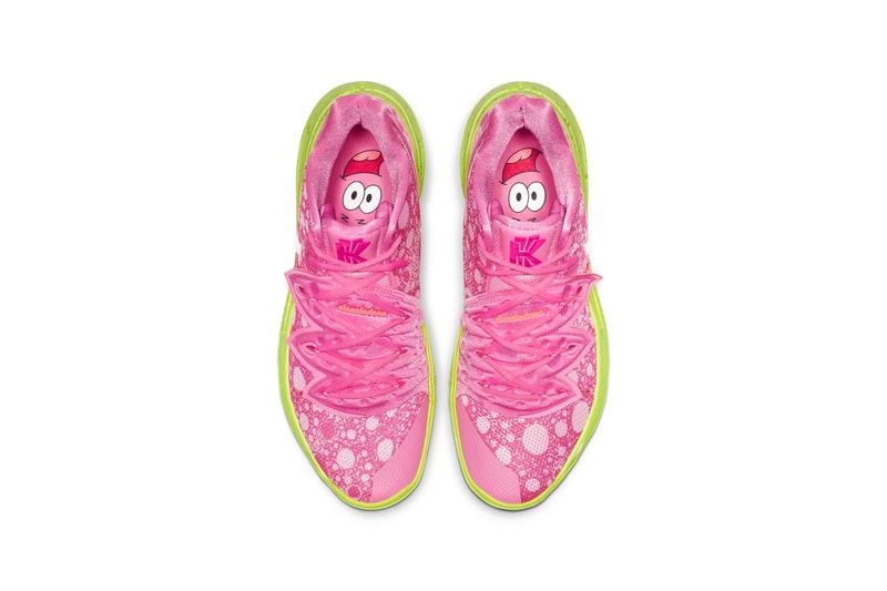 nike spongebob squarepants collaboration kyrie 5 patrick star starfish