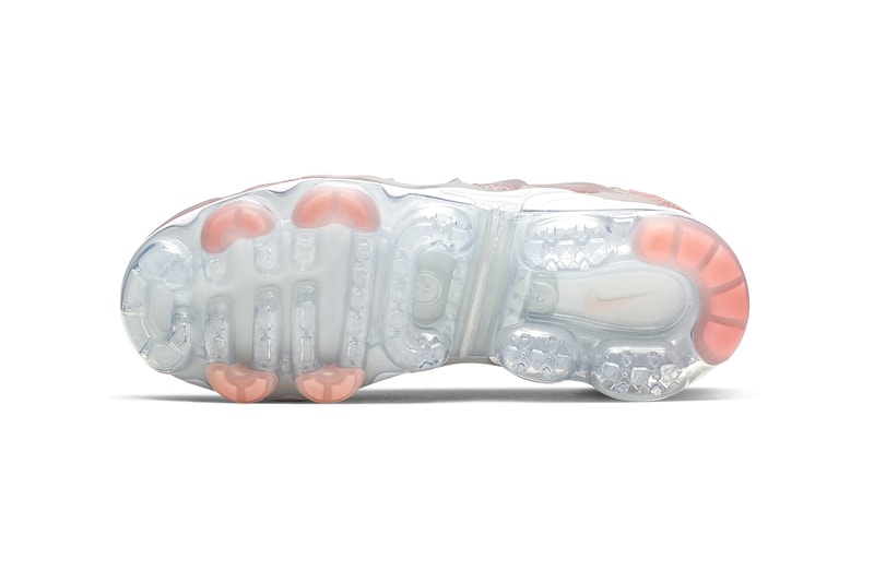 nike vapormax plus womens pink bleached coral sneakers sneakerhead footwear shoes