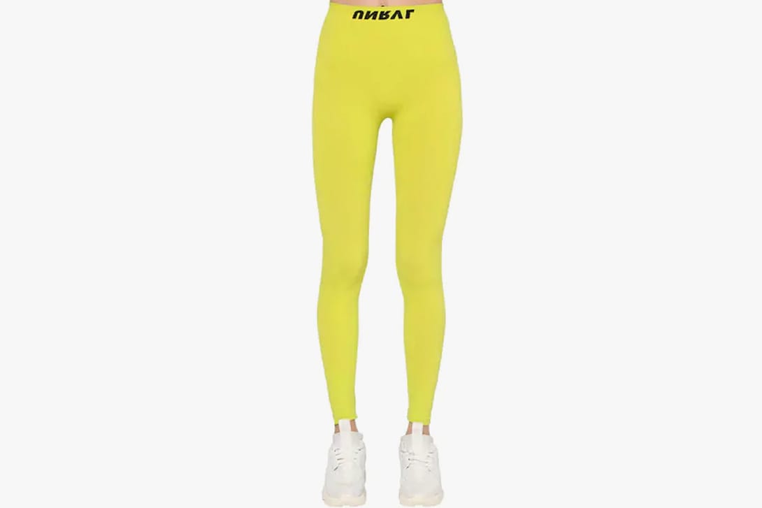 yellow nike leggings