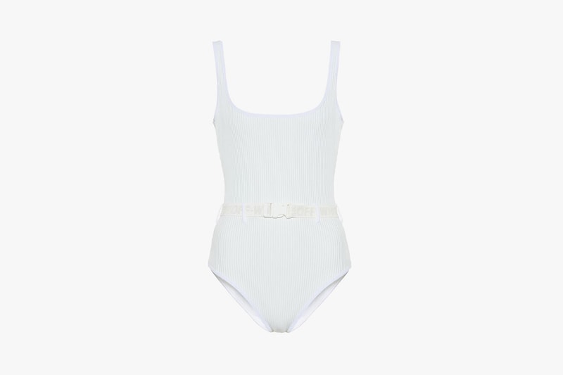 off-white virgil abloh swimsuit beach pool swimming bikini belt white black summer mytheresa
