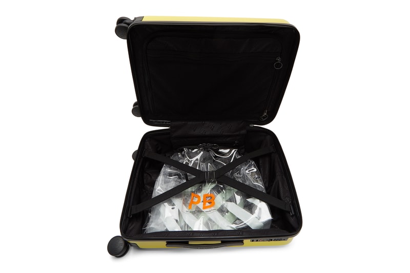 off white for travel arrow trolley suitcase luggage bags designer
