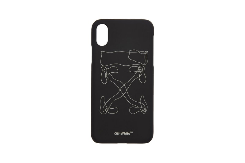 Off White iPhone X Case Quote Industrial Arrows Yellow Black