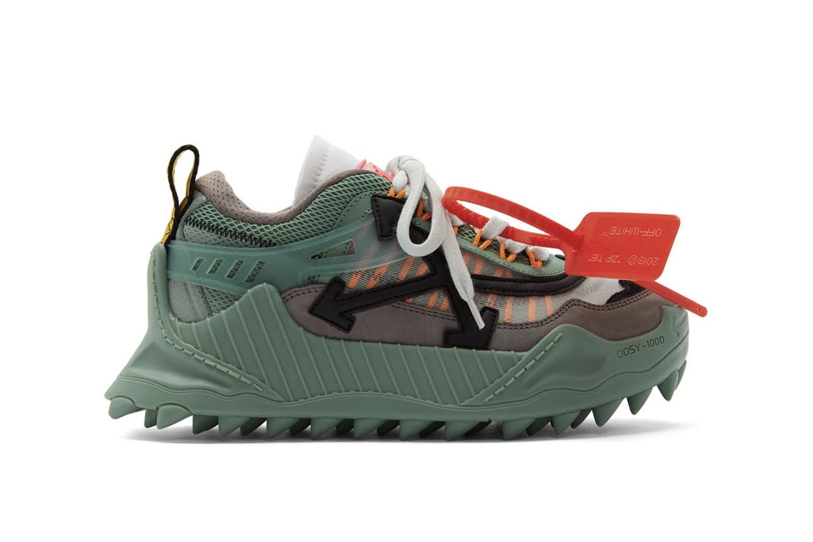 Off-White™ ODSY-1000 Spiked Industrial Sneaker Release Chunky Trainer